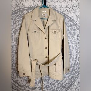 Talbots Khaki Utility Jacket